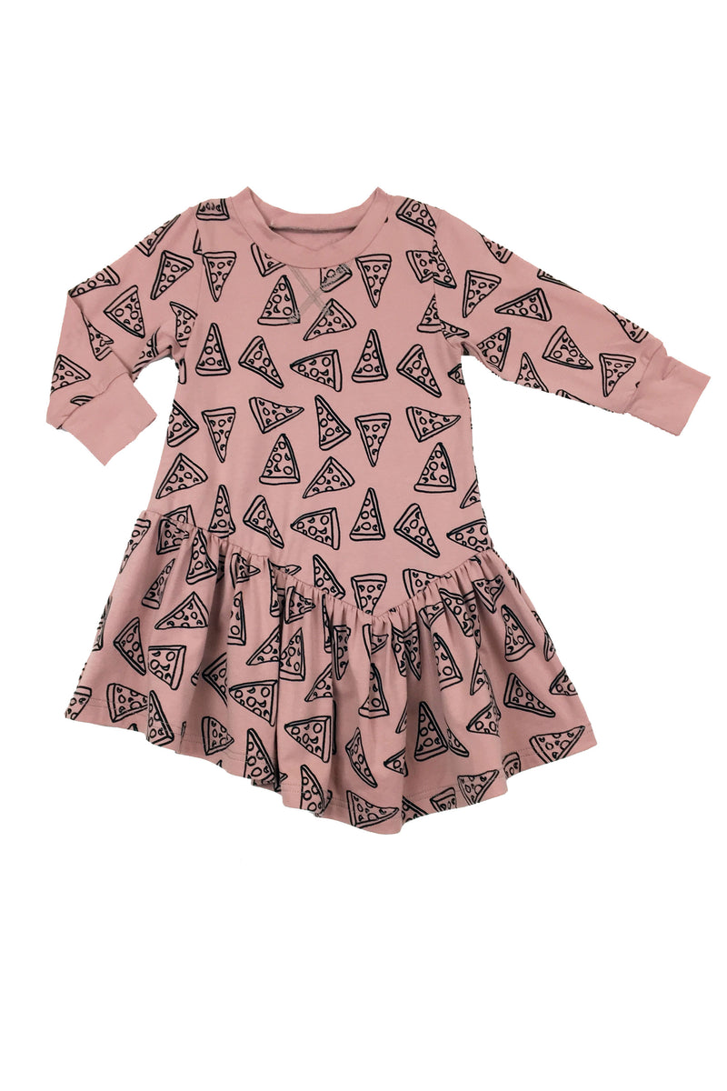 Avery pizza dress Peas and Queues Kids